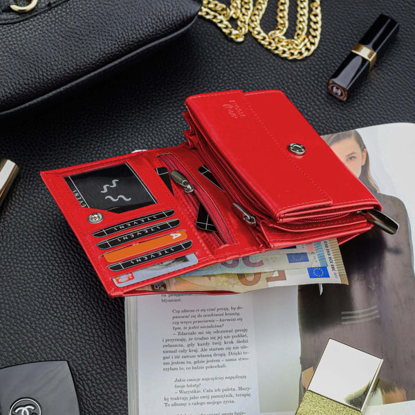 Moteriška odinė piniginė Stevens P38 D1869