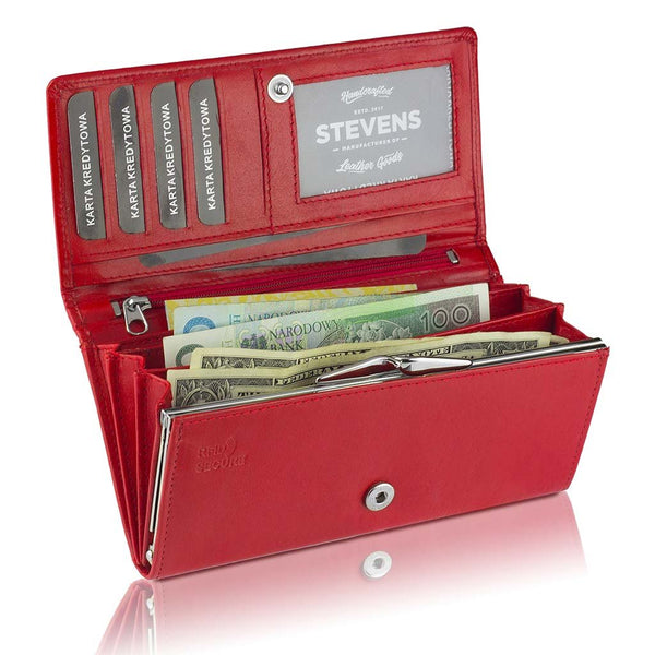 Moteriška odinė piniginė Stevens P39 D1868