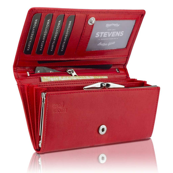 Moteriška odinė piniginė Stevens P39 D1868