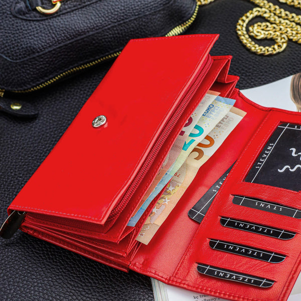 Moteriška odinė pinigine Stevens D1906