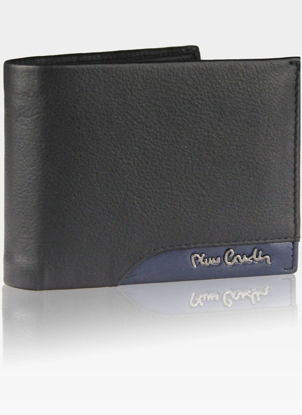 Vyriška odinė piniginė Pierre Cardin Tilak34 8805, juoda