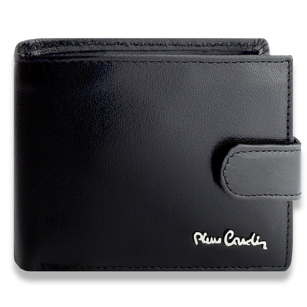 Dovanų rinkinys vyrams: odinė piniginė Pierre Cardin RFID ir diržas Stevens A423206 N523
