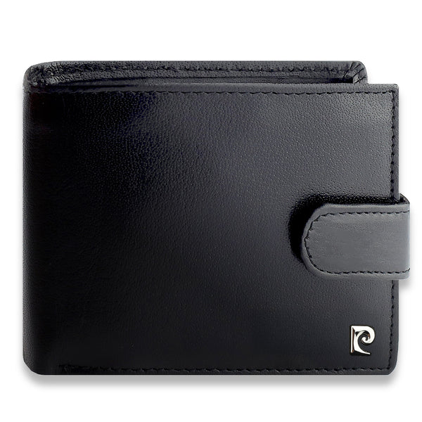 Vyriška piniginė Pierre Cardin, su RFID apsauga, juoda A323306