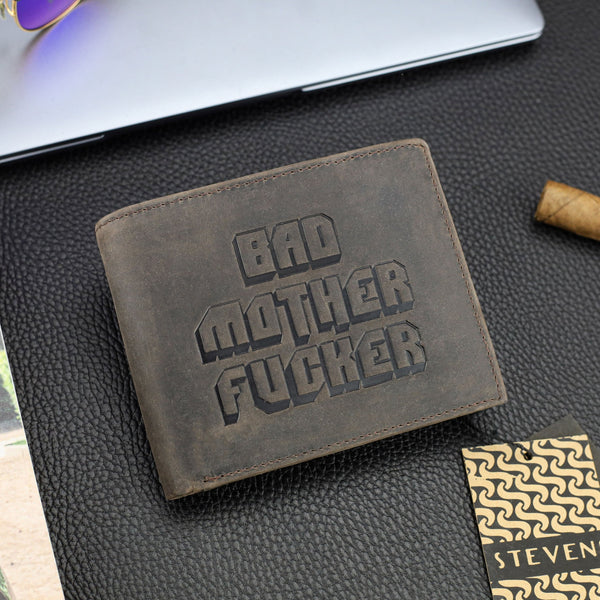 Vyriška odinė piniginė Stevens, ruda CB-8888-R