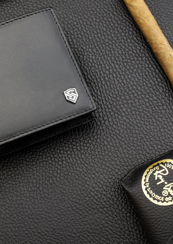 Odinė piniginė vyrams Stevens DP04 S703