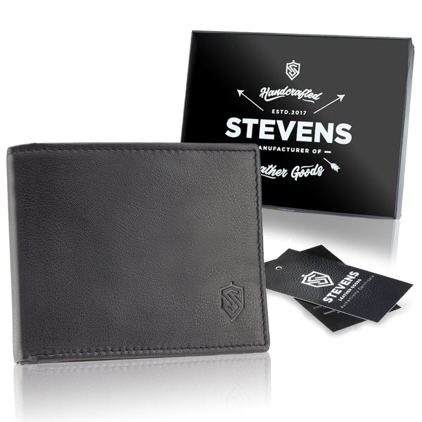 Odinė piniginė vyrams Stevens DP02