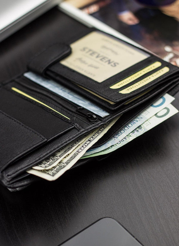 Dovanų rinkinys vyrams, piniginė su dvipusiu diržu Stevens 326A D147