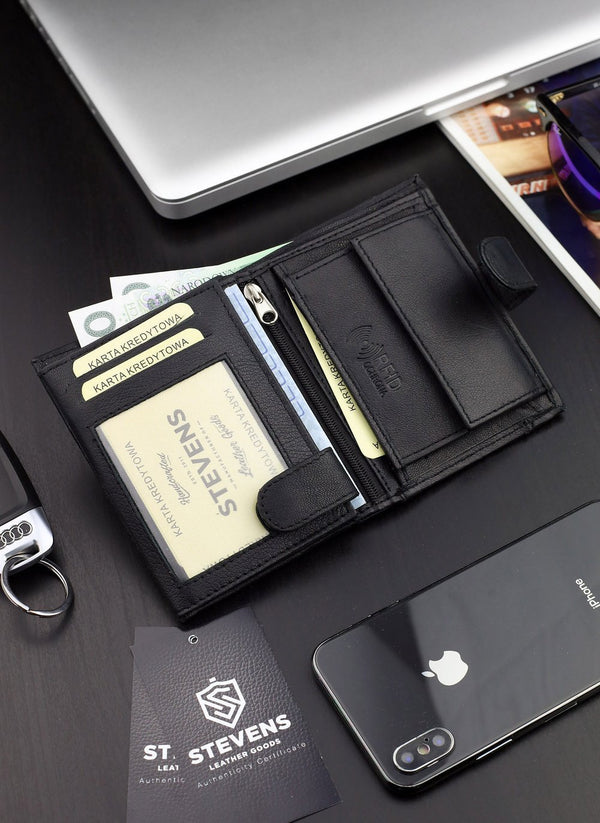 Dovanų rinkinys vyrams, piniginė su dvipusiu diržu Stevens 326A D147