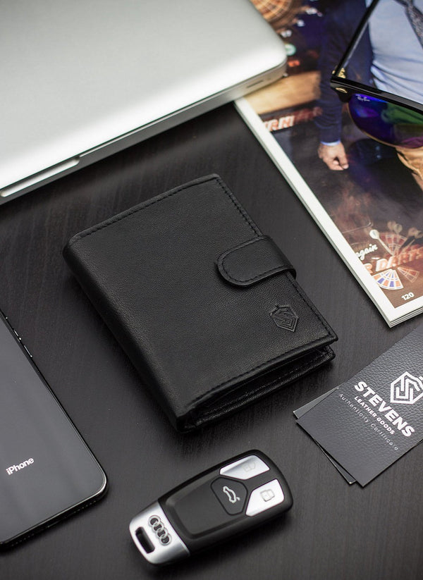 Dovanų rinkinys vyrams, piniginė su dvipusiu diržu Stevens 326A D147