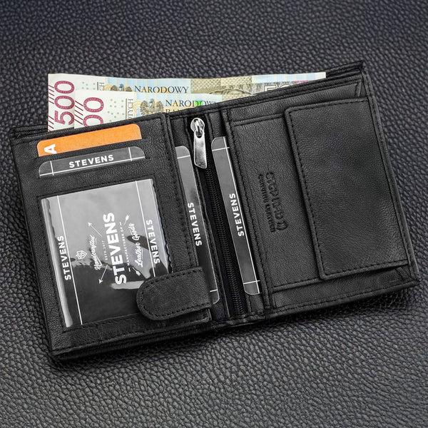 Dovanų rinkinys vyrams, piniginė su dvipusiu diržu Stevens 326 D148
