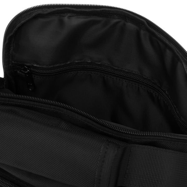 Peterson vyriška dviejų skyrių juoda „Cordura“ rankinė per petį su užtrauktuku RP18