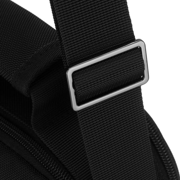 Peterson vyriška dviejų skyrių juoda „Cordura“ rankinė per petį su užtrauktuku RP18