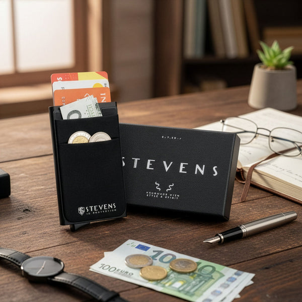 Vyriškas kortelių dėklas Stevens FN6 S10