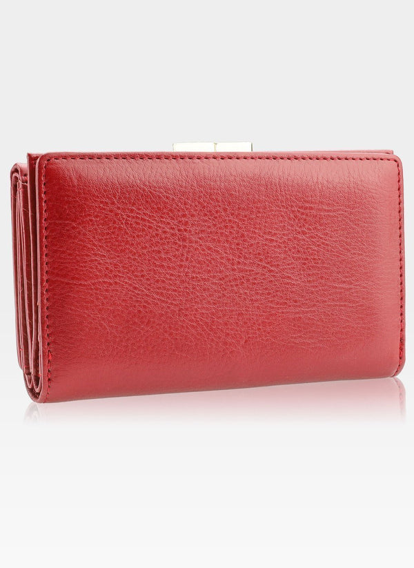 Moteriška odinė piniginė STEVENS su RFID apsauga D1875