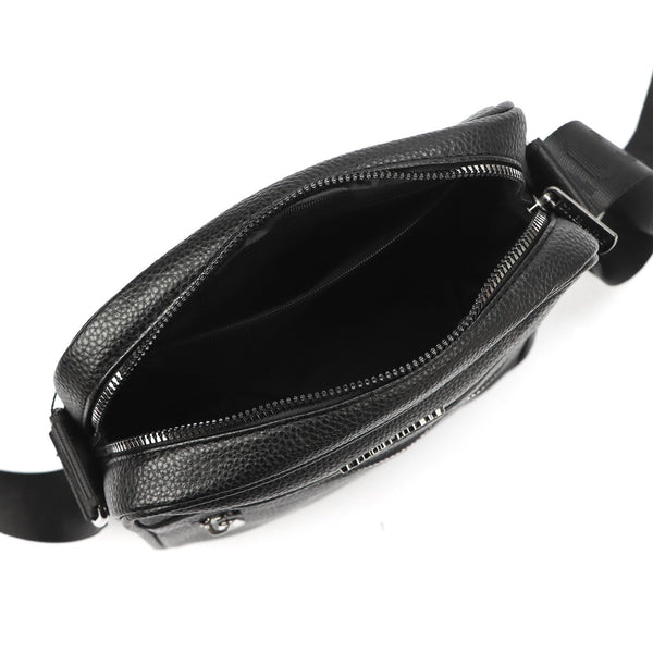 Vyriška diržinė rankinė Coveri World CW8362, juoda, eko oda