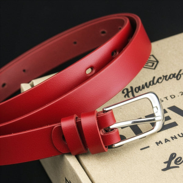 Odinis diržas moterims Stevens, raudonas