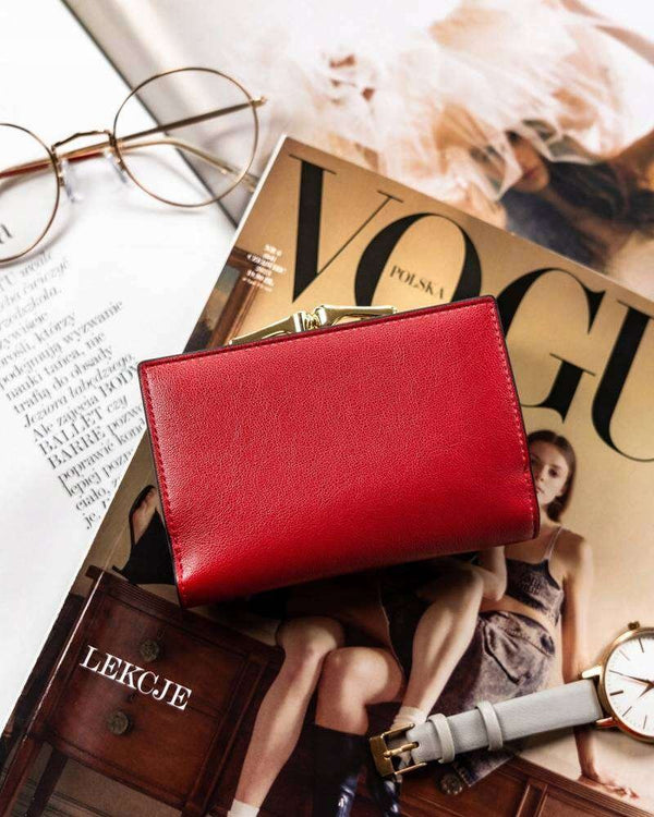 Maža moteriška piniginė Peterson M41, raudona N64