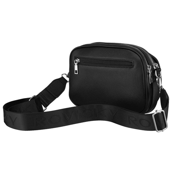 Moteriška PU rankinė R-074-02, juoda RM30