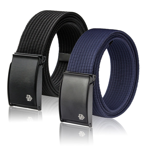 Vyriškų diržų rinkinys Stevens, juoda ir tamsiai mėlyna