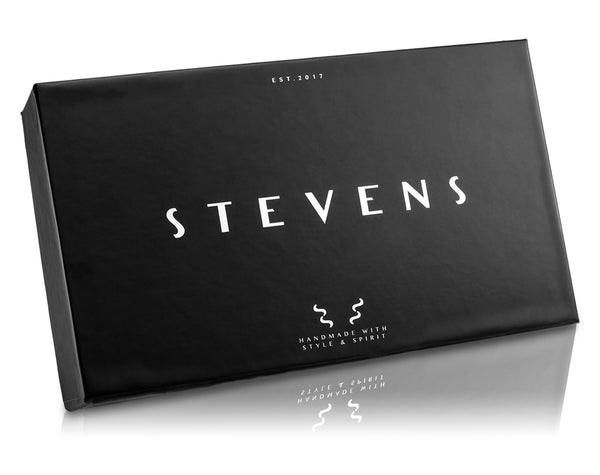 Vyriškų diržų rinkinys Stevens, juoda ir tamsiai mėlyna