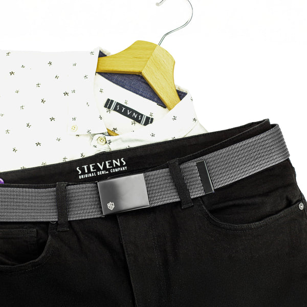 2 diržų komplektas STEVENS juodas + pilkas, 135cm XL, universalus D211
