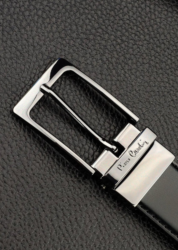 Dovanų rinkinys vyrams: odinė piniginė Pierre Cardin RFID, odinis diržas 75TILAK8806