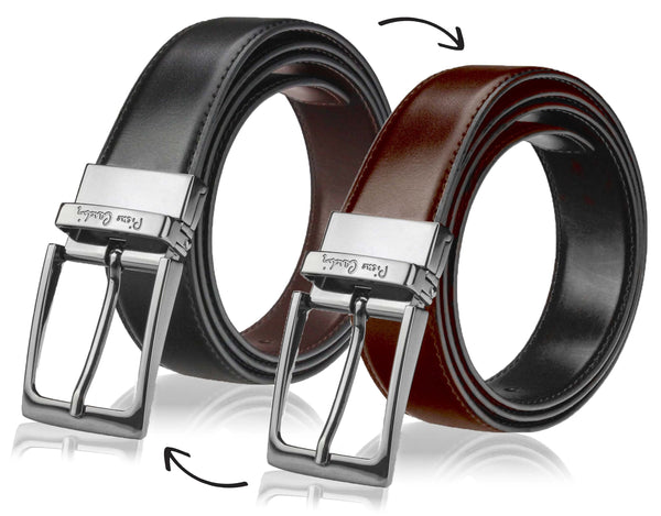 Dovanų rinkinys vyrams: odinė piniginė Pierre Cardin RFID, odinis diržas 75T8806BB