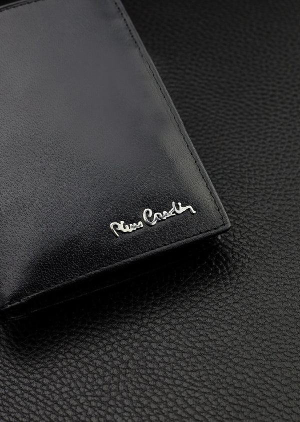 Dovanų rinkinys vyrams: odinė piniginė Pierre Cardin RFID ir diržas Stevens 623206