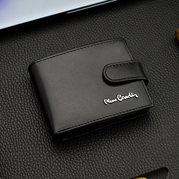 Dovanų rinkinys vyrams: odinė piniginė Pierre Cardin RFID ir diržas Stevens A323206