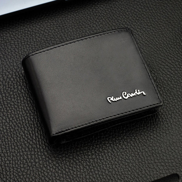 Dovanų rinkinys vyrams: odinė piniginė Pierre Cardin RFID ir diržas Stevens 323206