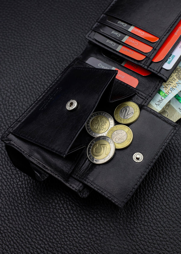 Dovanų rinkinys vyrams: odinė piniginė Pierre Cardin RFID ir diržas Stevens A5288206