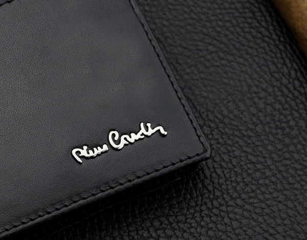 Dovanų rinkinys vyrams: odinė piniginė Pierre Cardin RFID ir diržas Stevens 323206 N522