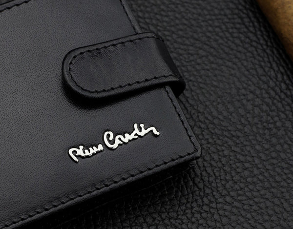 Dovanų rinkinys vyrams: odinė piniginė Pierre Cardin RFID ir diržas Stevens A423206 N523