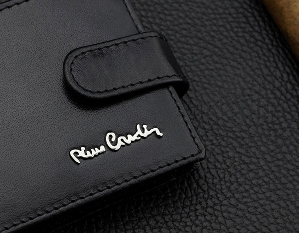 Dovanų rinkinys vyrams: odinė piniginė Pierre Cardin RFID ir diržas STEVENS A323206 N526