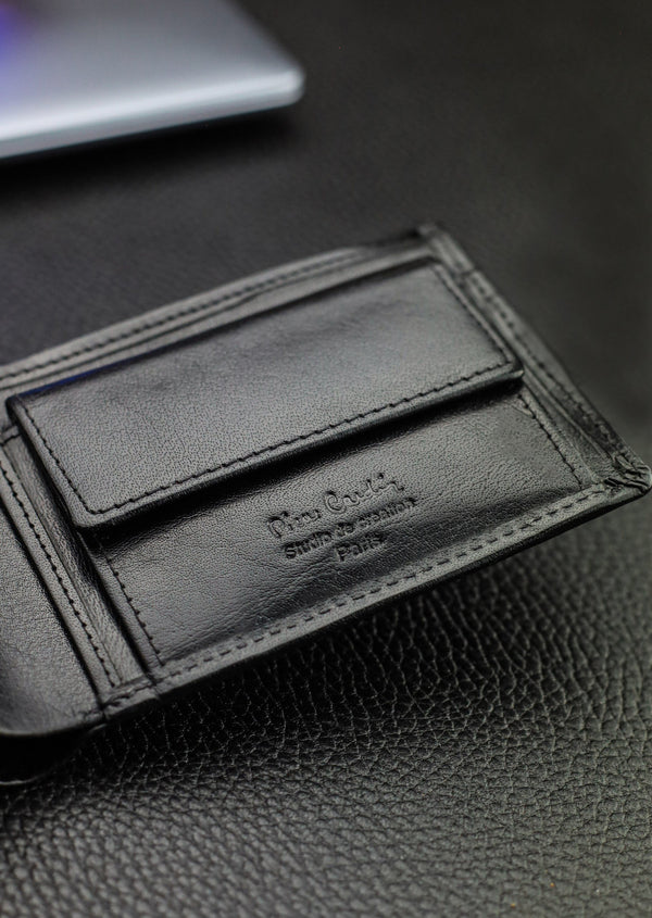 Dovanų rinkinys vyrams: odinė piniginė Pierre Cardin RFID ir diržas Stevens 6088206 N525