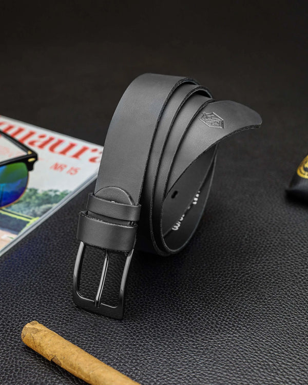 Piniginės ir diržo rinkinys STEVENS medinėje dėžutėje D124