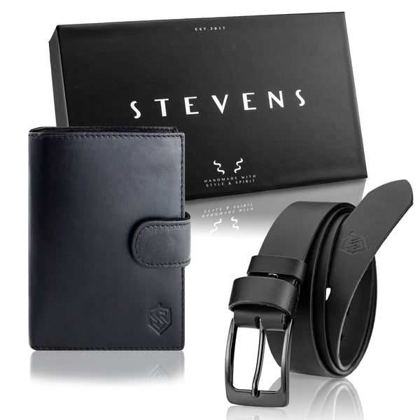 Dovanų rinkinys: piniginė ir diržas Stevens, dėžutėje 326A