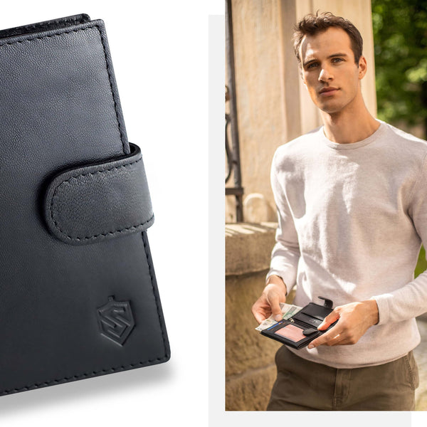 Dovanų rinkinys: piniginė ir diržas Stevens, dėžutėje 326A