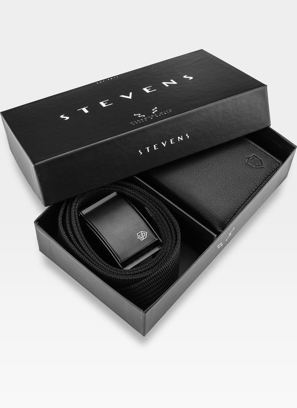 Vyriško diržo ir odinės piniginės rinkinys STEVENS D6