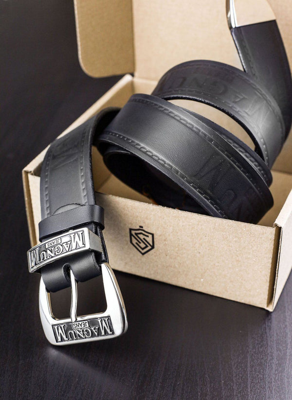 Vyriškas odinis diržas MagnuM by Stevens D55