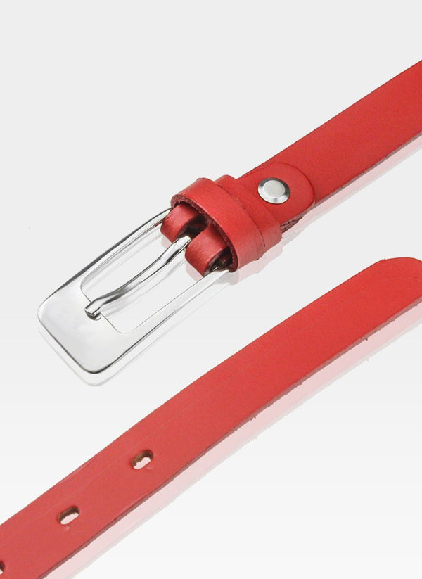 Odinis diržas moterims Stevens, raudonas