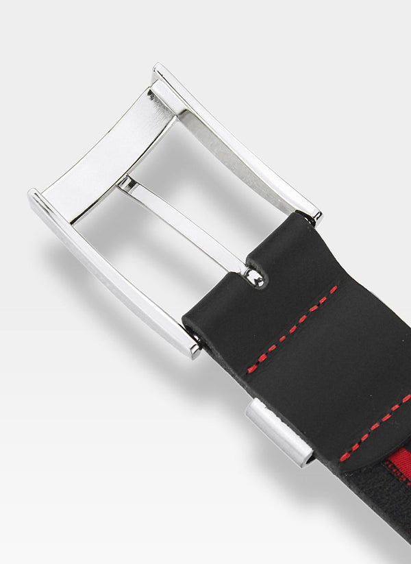 Vyriškas odinis diržas Pierre Cardin 70007, juodas D53