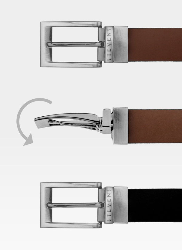 Dovanų rinkinys vyrams, piniginė su dvipusiu diržu Stevens 326A D147