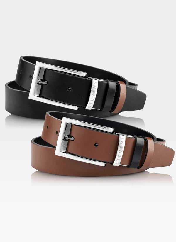 Dovanų rinkinys vyrams, piniginė su dvipusiu diržu Stevens  D150