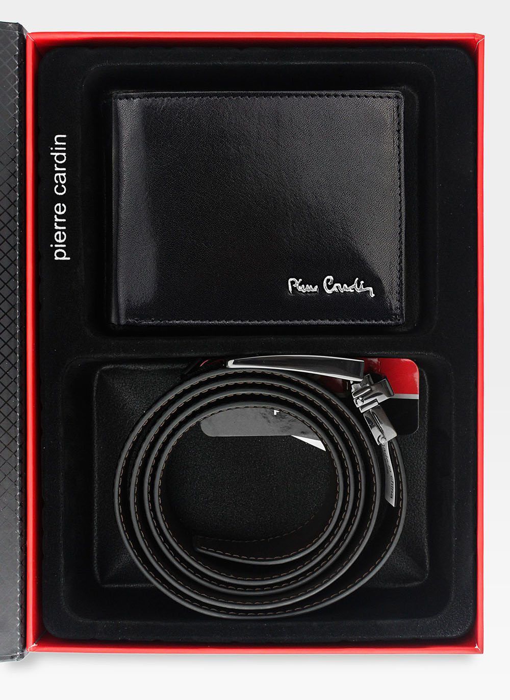 Komplektas vyrui piniginė su diržu P10 Pierre Cardin