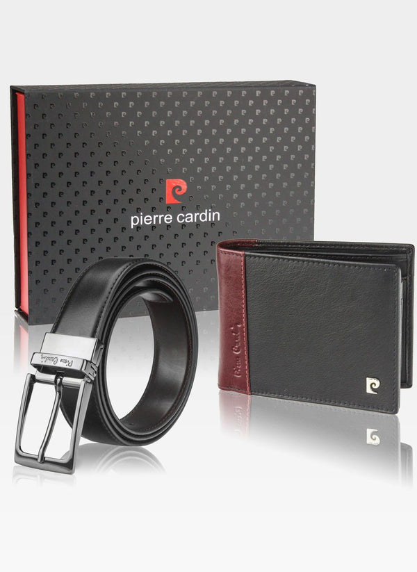 Komplektas vyrui piniginė su diržu Pierre Cardin K30 8806
