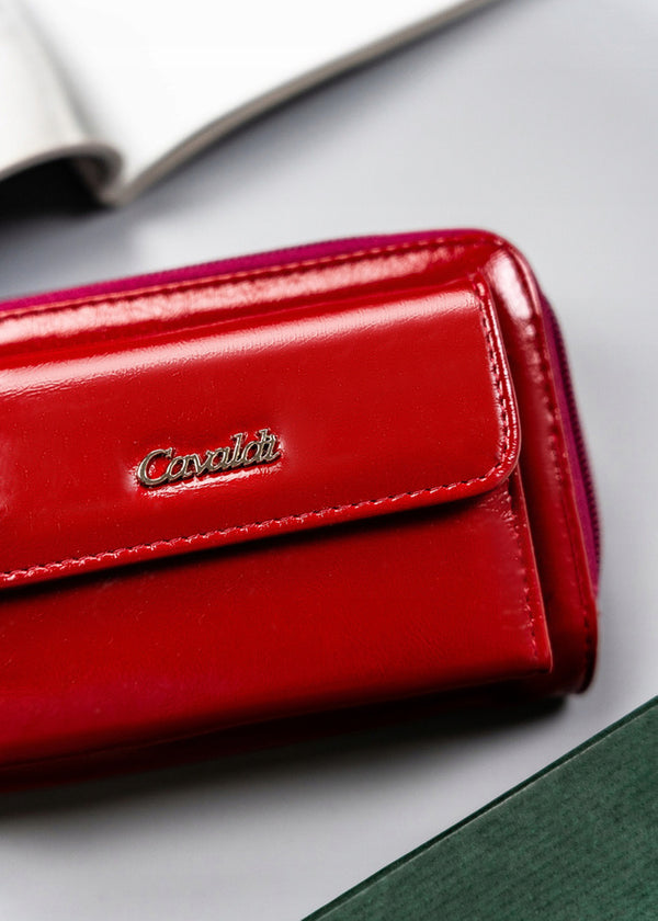 Moteriška piniginė Cavaldi T5, raudona D1766