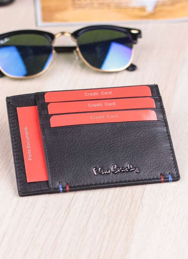 Vyriška odinė piniginė Pierre Cardin Tilak22 P020, juodos spalvos S454