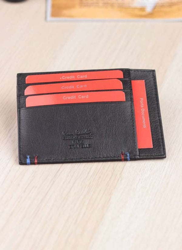 Vyriška odinė piniginė Pierre Cardin Tilak22 P020, juodos spalvos S454