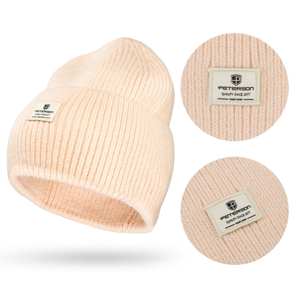 Žieminė kepurė moterims Peterson, smėlio S26